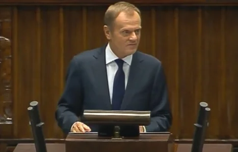 Premier Tusk w Sejmie