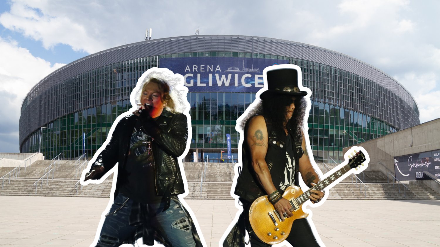 Zbliża się data koncertów Guns N'Roses w Polsce. Bez znajomości tych 3 płyt nie pojawiaj się w Gliwicach Arena Gliwice. Muzycy Guns N'Roses.