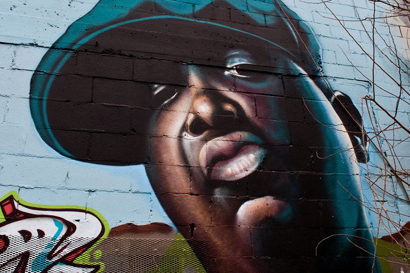Na razie The Notorious BIG jest upamiętniany na murach. Czy doczeka się czasów, gdy jego imieniem nazwą ulicę?