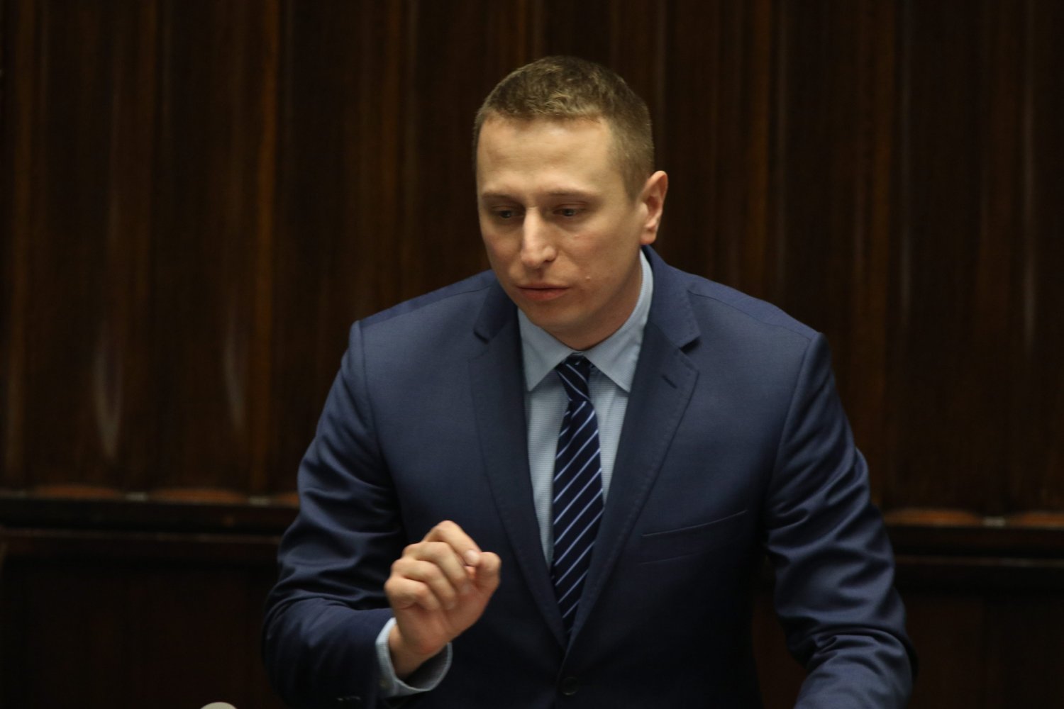 Krzysztof Brejza z PO zarzuca premier Szydło, że znając treść audytu w Strasburgu mówiła o podsłuchach.