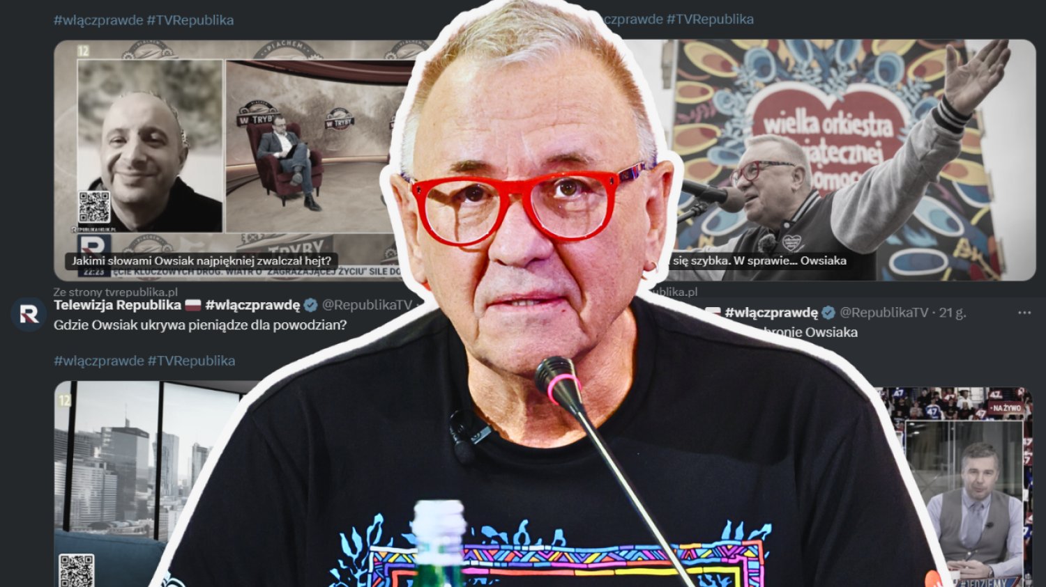 Przejrzałem, co TV Republika pisze o Owsiaku i WOŚP. Takiej nienawiści nie siała nawet TVPiS TV Republika zaciekle atakuje Jurka Owsiaka i WOŚP