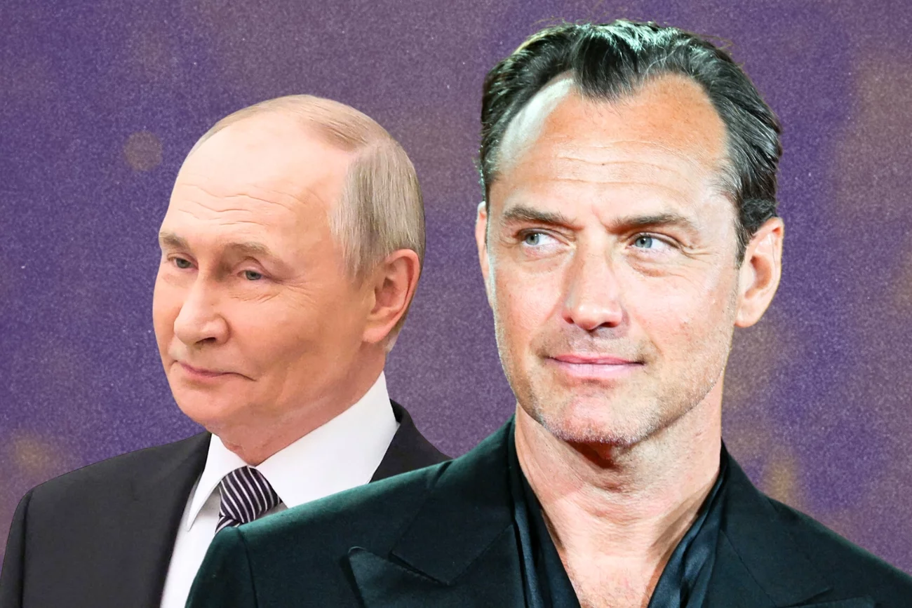 Law grał już papieża, a teraz będzie Putinem. Oto pierwsze zdjęcia z planu "Maga z Kremla" Jude Law jako Władimir Putin. Pokazano zdjęcia z planu filmu "Mag z Kremla"