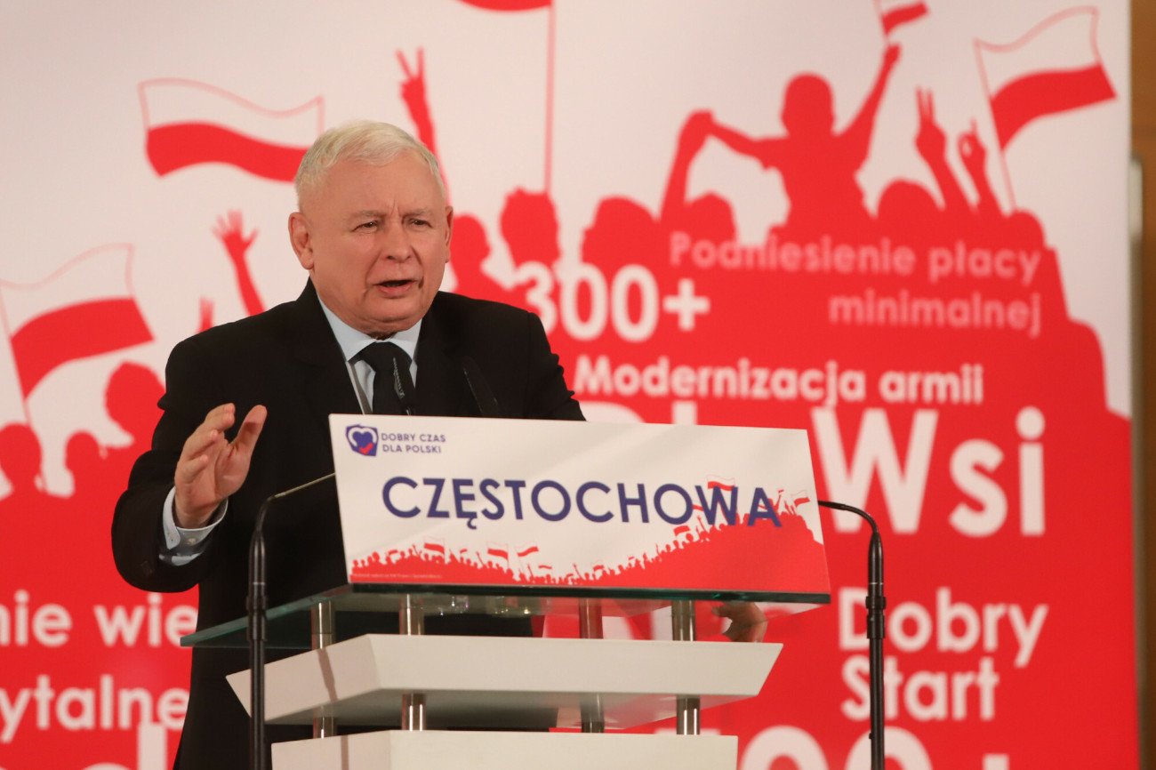 Jarosław Kaczyński Częstochowa Jarosław Kaczyński przyjechał w sobotę do Częstochowy