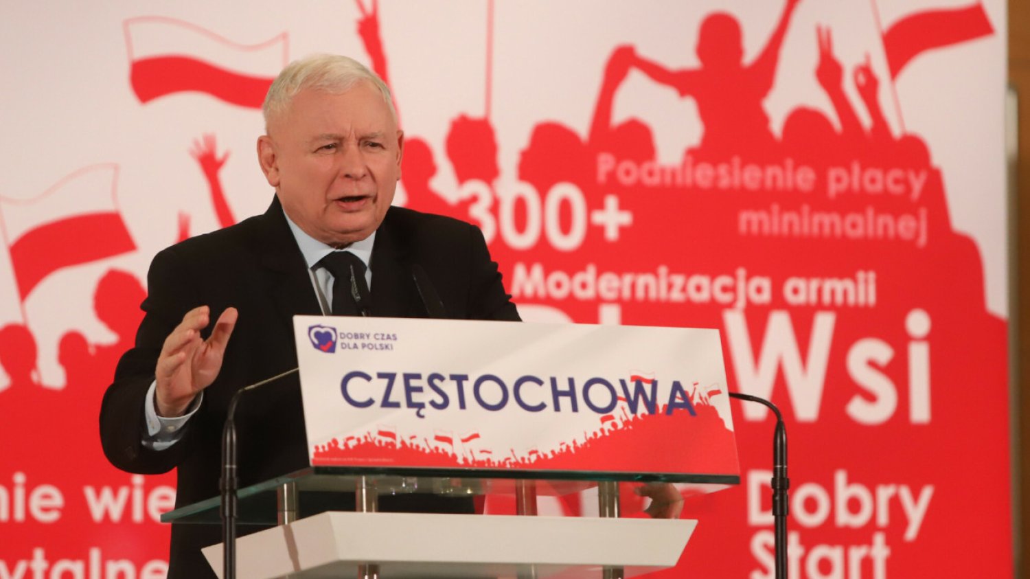 Jarosław Kaczyński przyjechał w sobotę do Częstochowy