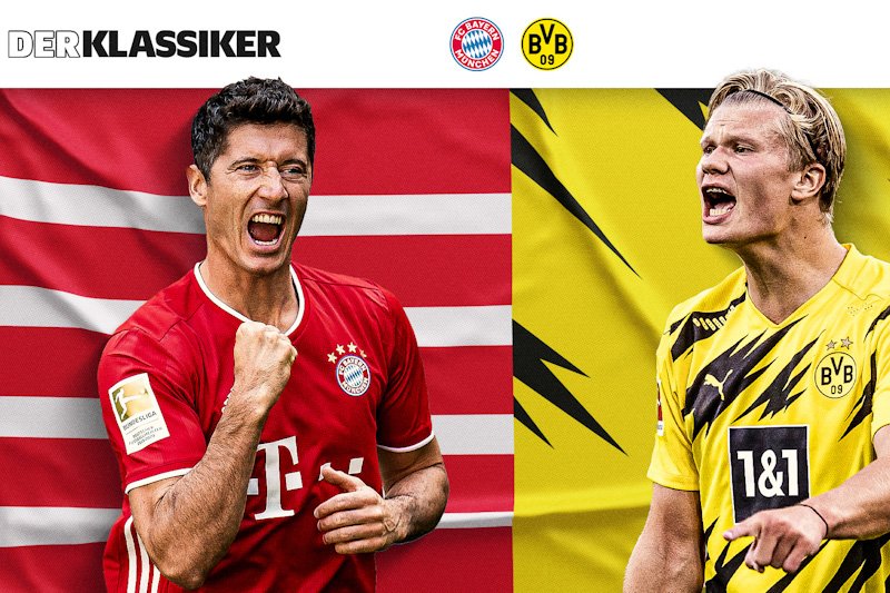 Der Klassiker, czyli starcie Bayernu z Borussią, będzie pojedynkiem Lewandowskiego z Haalandem.