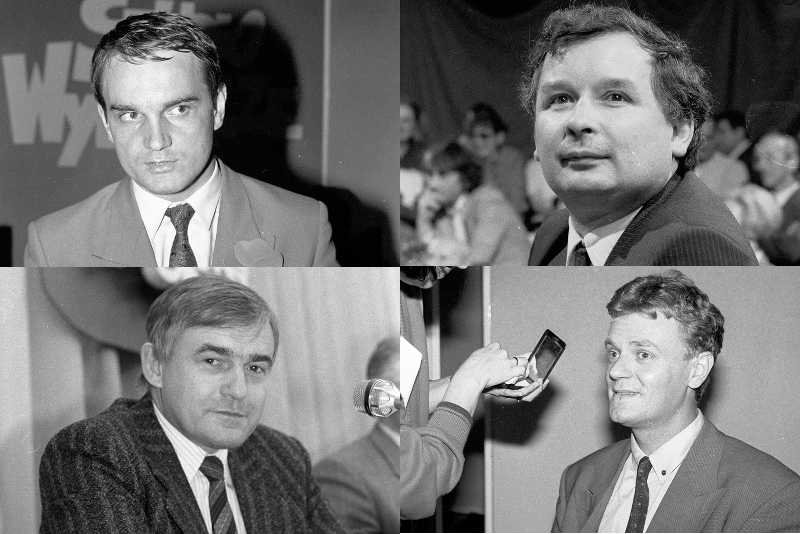 Waldemar Pawlak (zdjęcie z 1991 r.), Jarosław Kaczyński (1989 r.), Donald Tusk (1991 r.) i Leszek Miller (1989 r.) zabetonowali scenę polityczną.