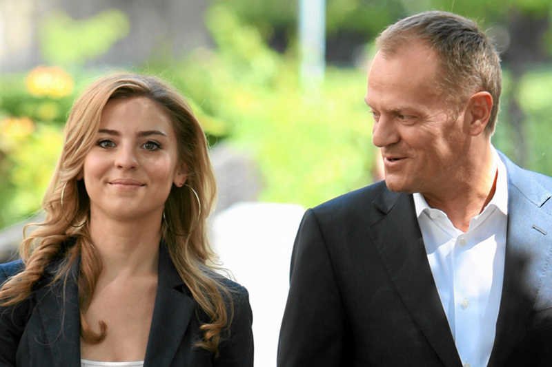 Kasia "Giga" Tusk i premier Donald Tusk