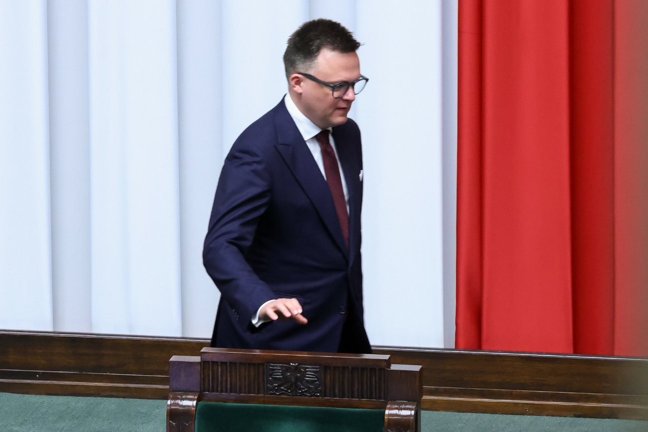 Sejm zajmuje się projektami ws. aborcji. To nie Hołownia prowadzi obrady.