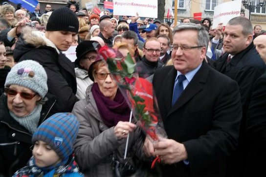 Głównym elementem kampanii Komorowskiego mają być spotkania z wyborcami.