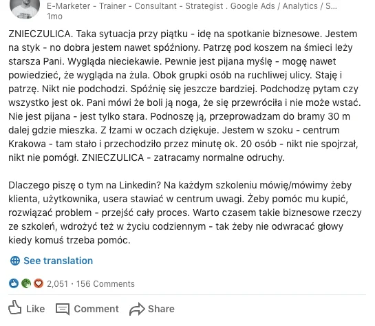 Jeden z rozlicznych superbohaterów z LinkedIna
