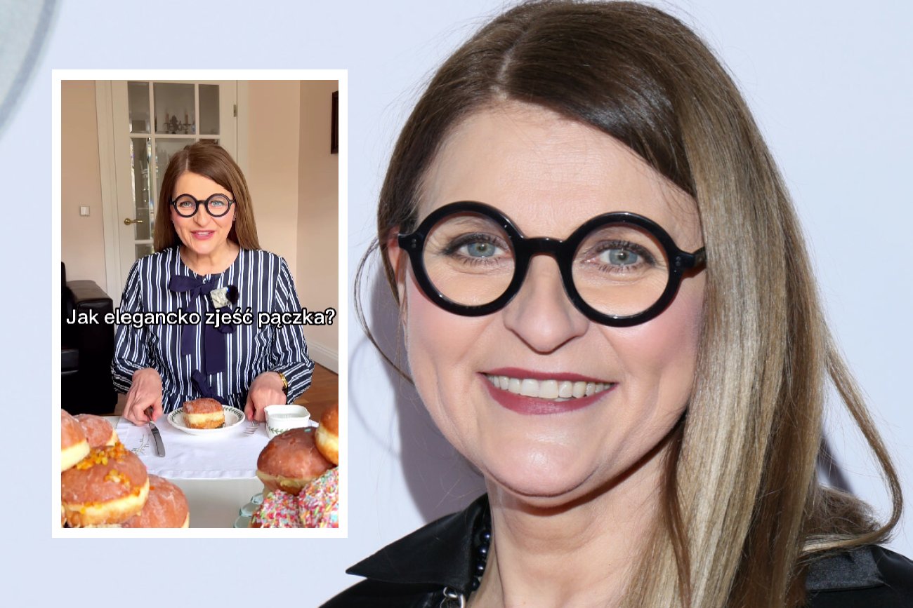 Kamińska-Radomska pokazała, jak powinno się jeść pączki w Tłusty Czwartek