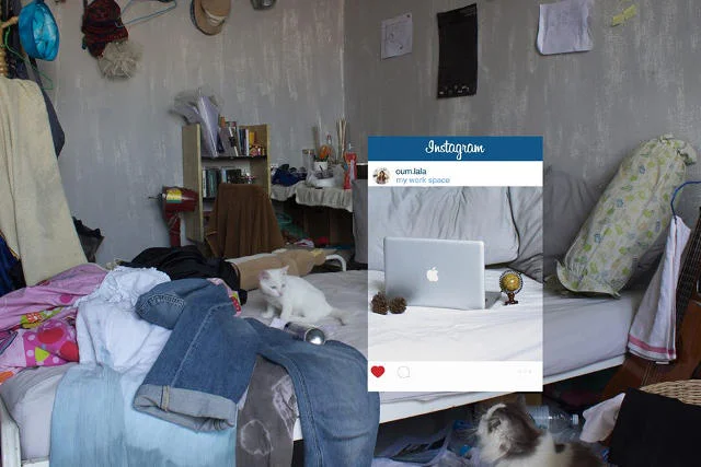 Tajka postanowiła obnażyć zdjęcia na Instagramie. Pokazała co kryje się poza kadrem