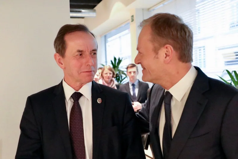 Tomasz Grodzki spotkał się w Brukseli z Donaldem Tuskiem.