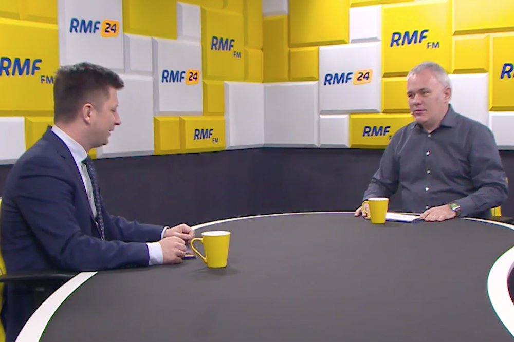 Robert Mazurek wielokrotnie zwracał Michałowi Dworczykowi uwagę, że nie odpowiada na jego pytania.