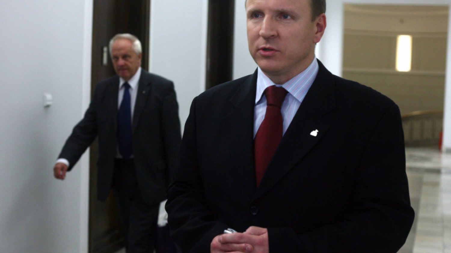 Stefan Niesiołowski i Jacek Kurski