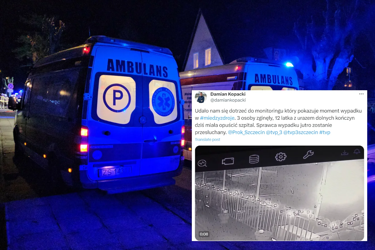 Tragedia w Międzyzdrojach. Dziennikarze dotarli do nagrania z kamer monitoringu