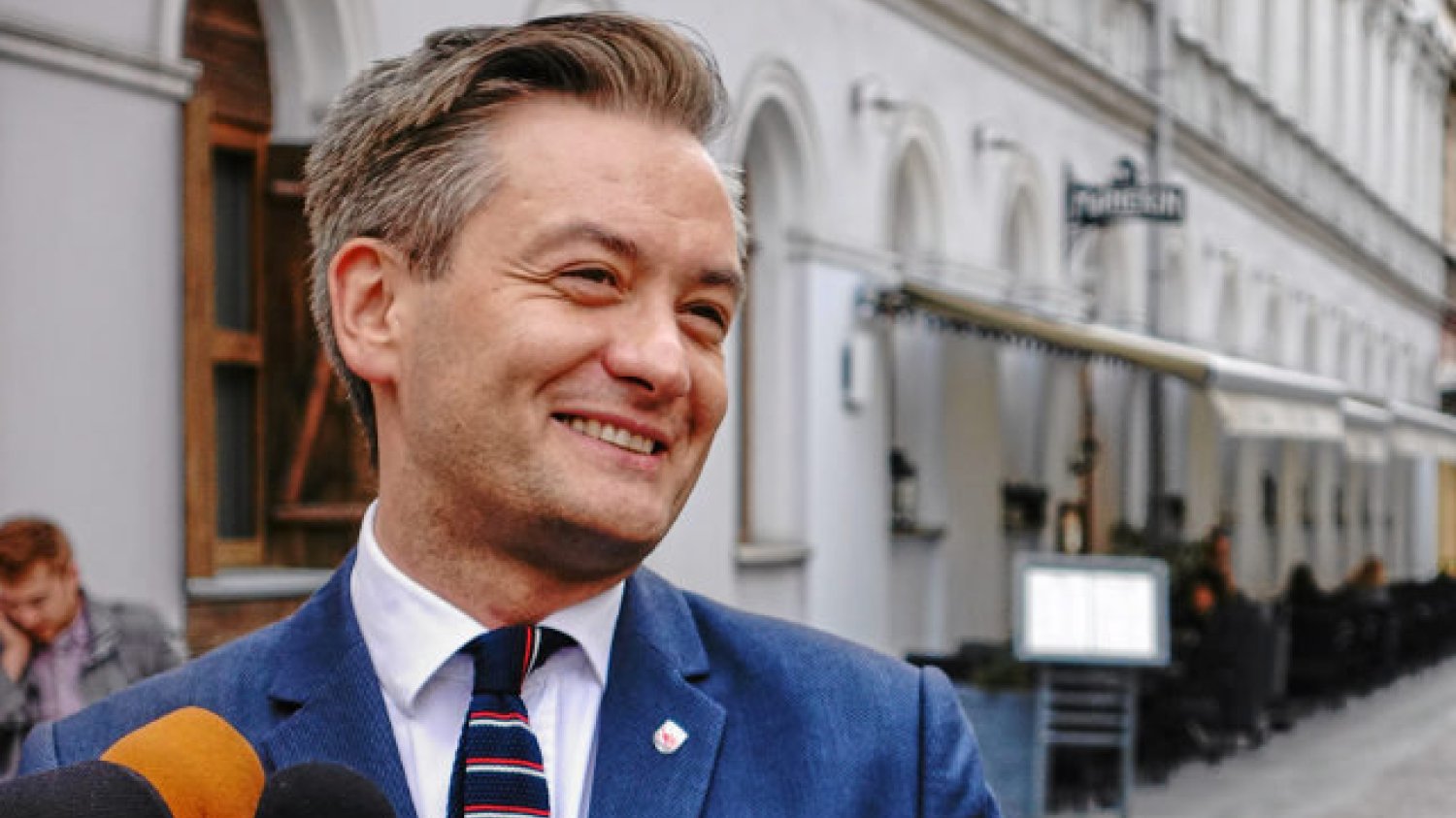 Prezydent Słupska Robert Biedroń