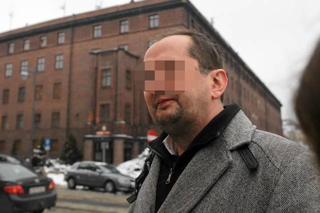 Piotr Ż. po opuszczeniu aresztu