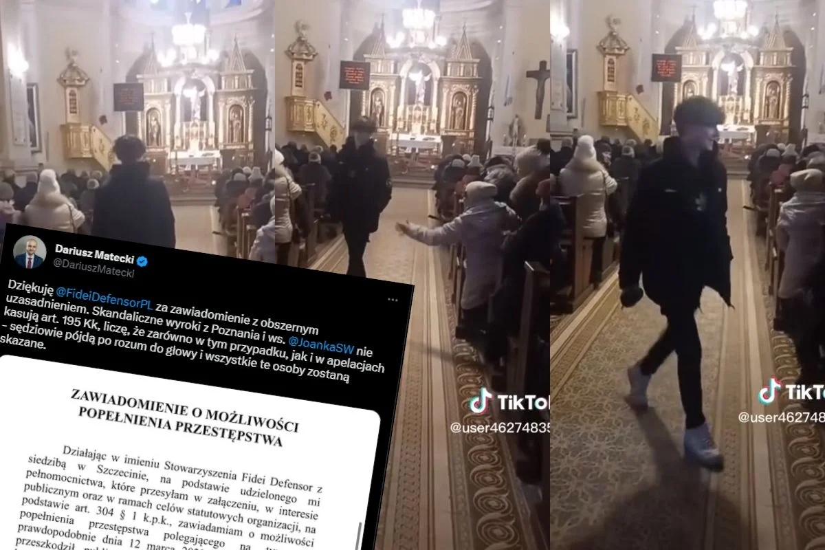 filmik kościół msza tiktok dariusz matecki prokuratura filmik kościół msza tiktok dariusz matecki prokuratura