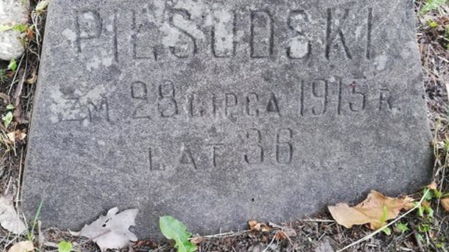 W Wilnie odnaleziono skromny grób młodszego brata Józefa Piłsudskiego.