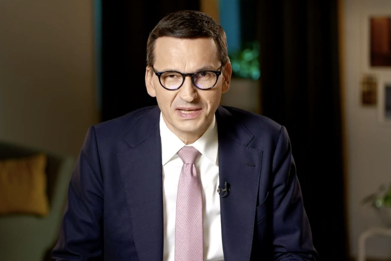 Mateusz Morawiecki podczas Q&A.