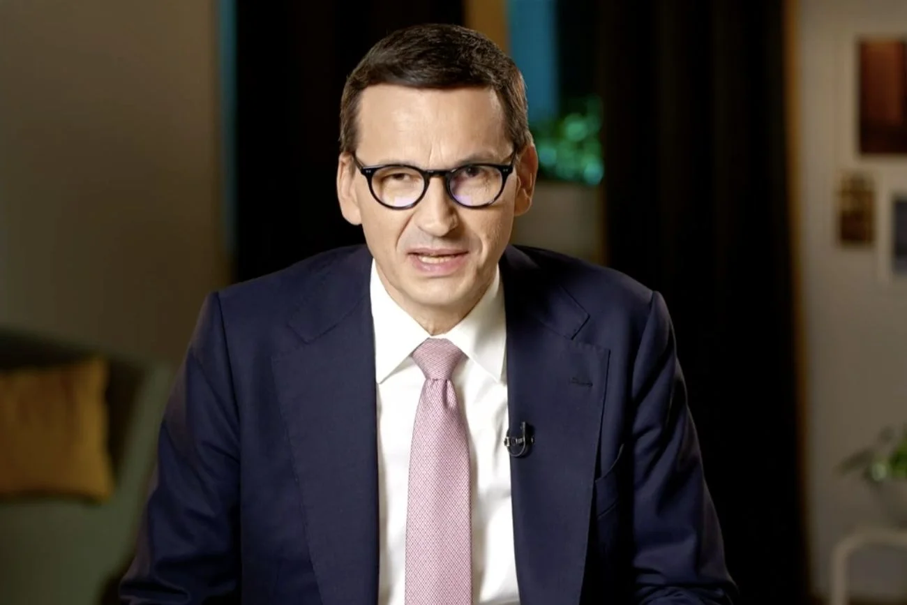 Mateusz Morawiecki podczas Q&A.