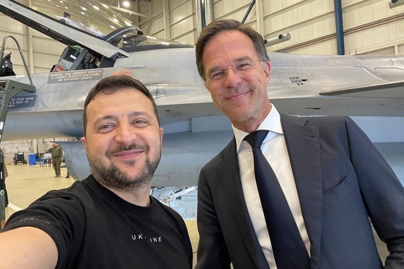 Ukraina otrzyma od Holandii F-16.