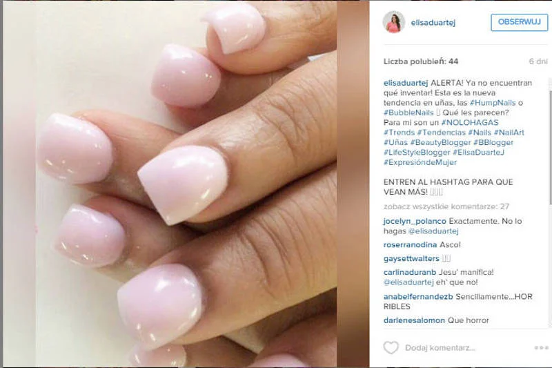 Pastelowe bubble nails