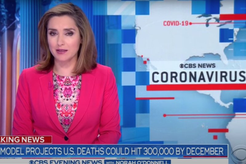 CBS: Model koronawirusa przewiduje, że liczba ofiar śmiertelnych w USA do grudnia może osiągnąć 300 000
