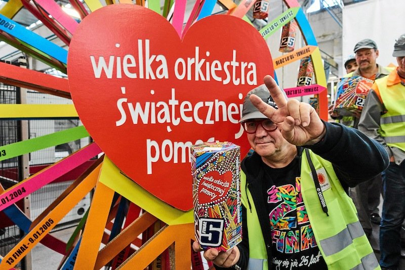 Wielka Orkiestra Świątecznej Pomocy ma realną szansę na Nobla. Na zdjęciu: Jerzy Owsiak