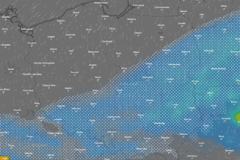 pogoda, mapa, Polska