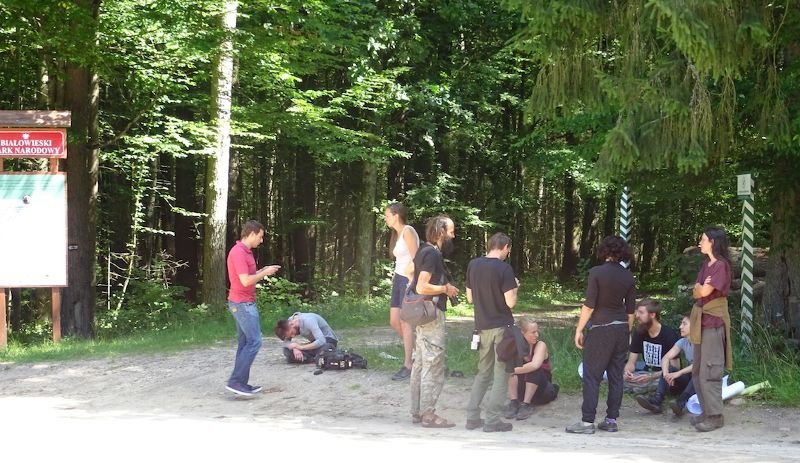 Operator Polsatu tuż po pobiciu przez pracowników Zakładu Usług Leśnych