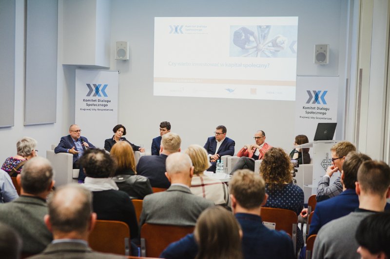 Zorganizowany przez Komitet Dialogu Społecznego KIG warsztat dyskusyjny poświęcony był zagadnieniu kapitału społecznego, który dzisiaj staje się siłą napędową każdej nowoczesnej gospodarki