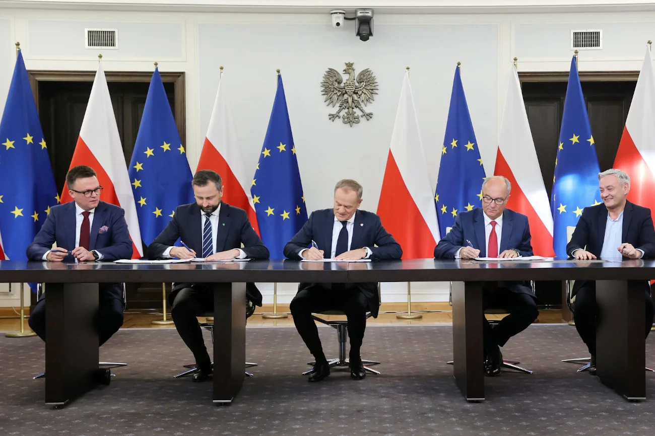 W konferencji liderów opozycji nie wzięła udziału żadna kobieta.