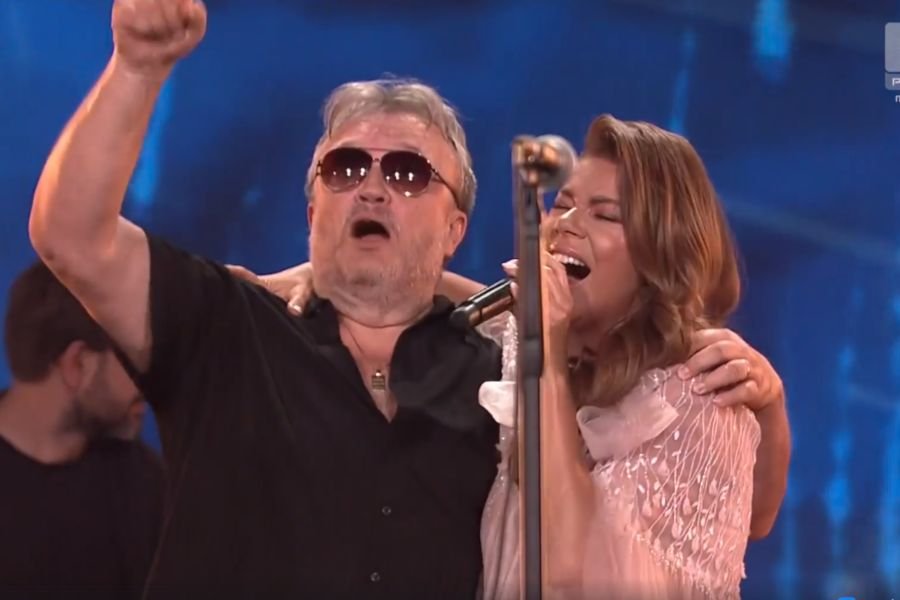 Krzysztof Cugowski i Edyta Górniak pojawili się razem na opolskiej scenie