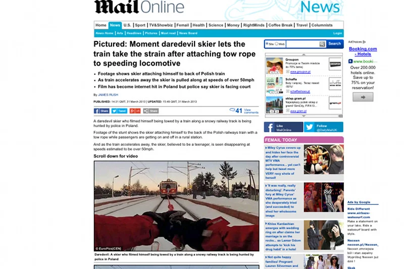 O wyczynie Klaymana pisali w "Daily Mail"