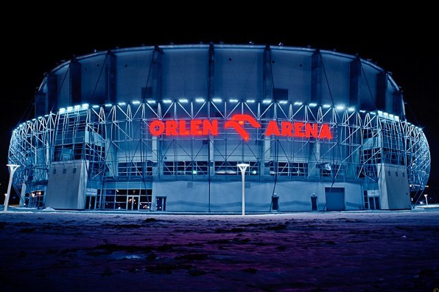 Orlen jest głównym sponsorem hali widowisko-sportowej w Płocku.