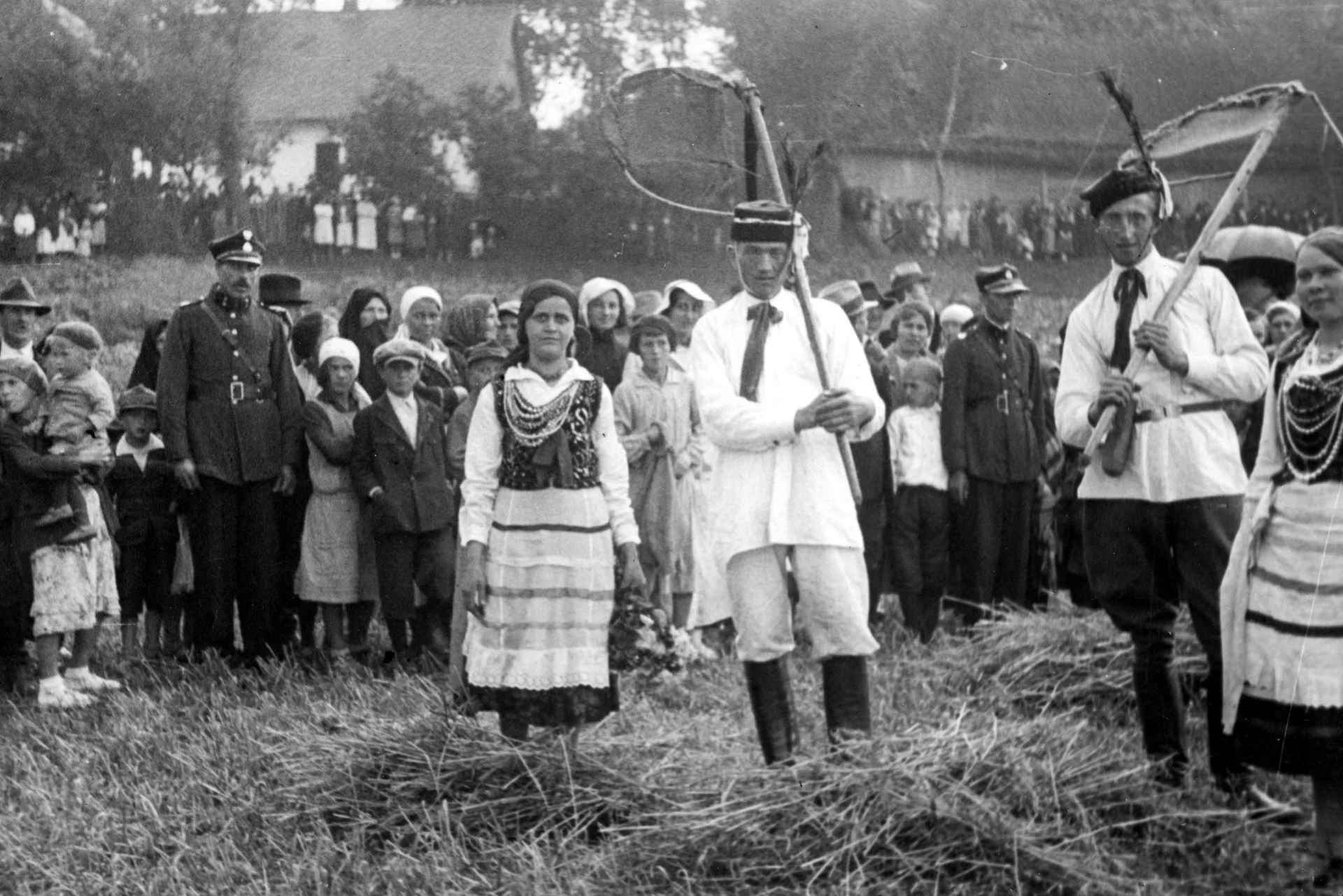 Dożynki w Tczycy, 1935 r.