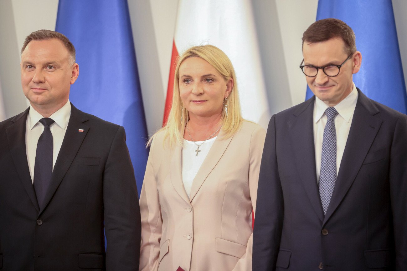 Andrzej Duda, Agnieszka Ścigaj, Mateusz Morawiecki