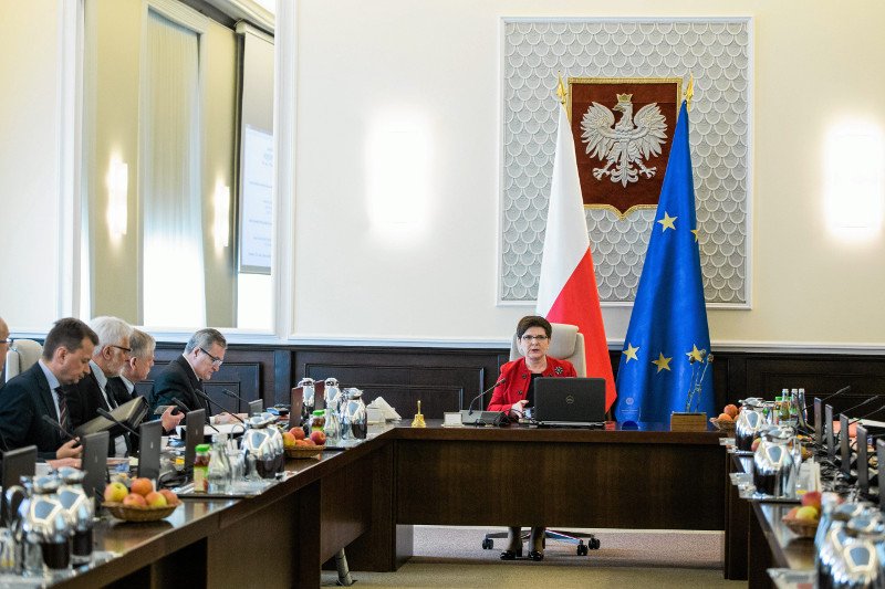 Kancelaria Prezesa Rady Ministrów w Warszawie była jedną z atrakcji Nocy Muzeów.