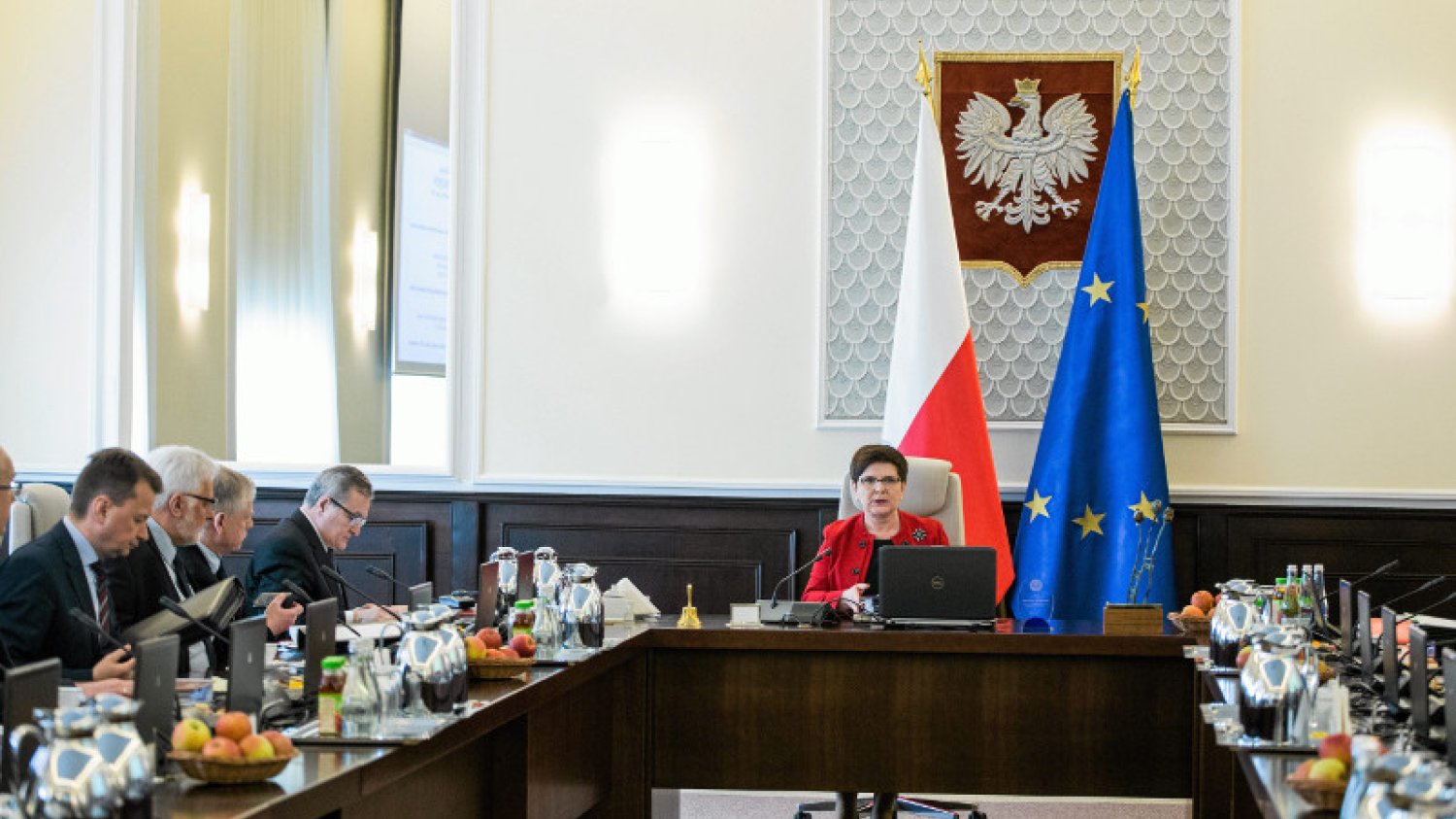 Kancelaria Prezesa Rady Ministrów w Warszawie była jedną z atrakcji Nocy Muzeów.