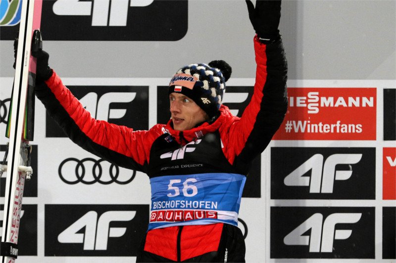 Dawid Kubacki drugi we włoskim Predazzo.