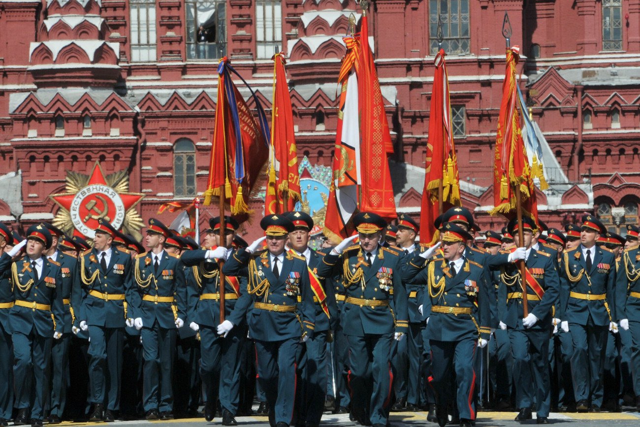 Obchody Dnia Zwycięstwa w Moskwie.