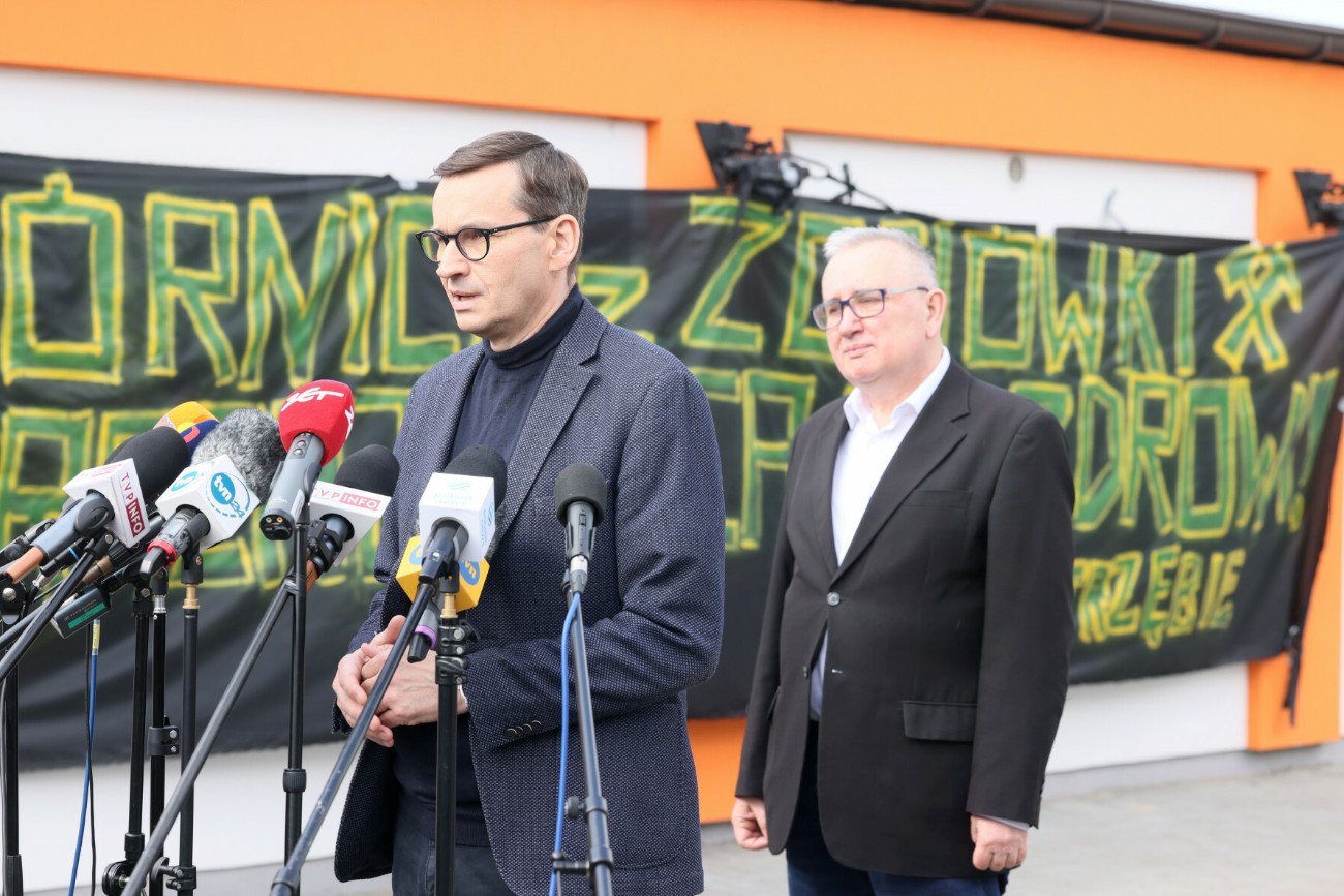 Mateusz Morawiecki i Piotr Pyzik