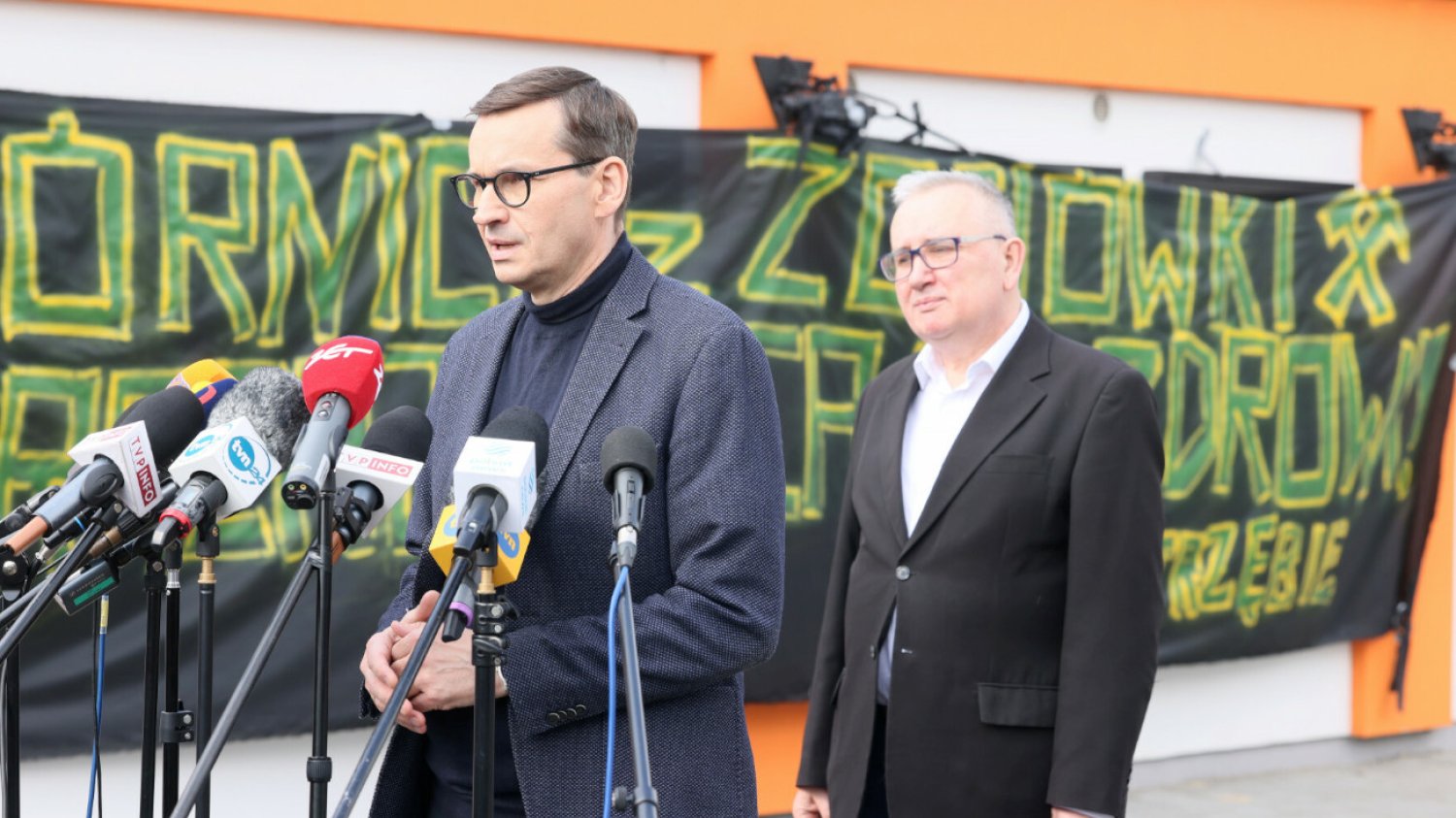 Mateusz Morawiecki i Piotr Pyzik
