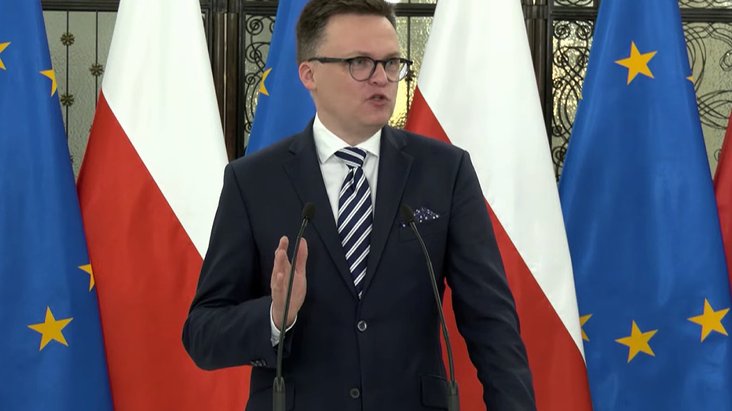 Marszałek Sejmu Szymon Hołownia