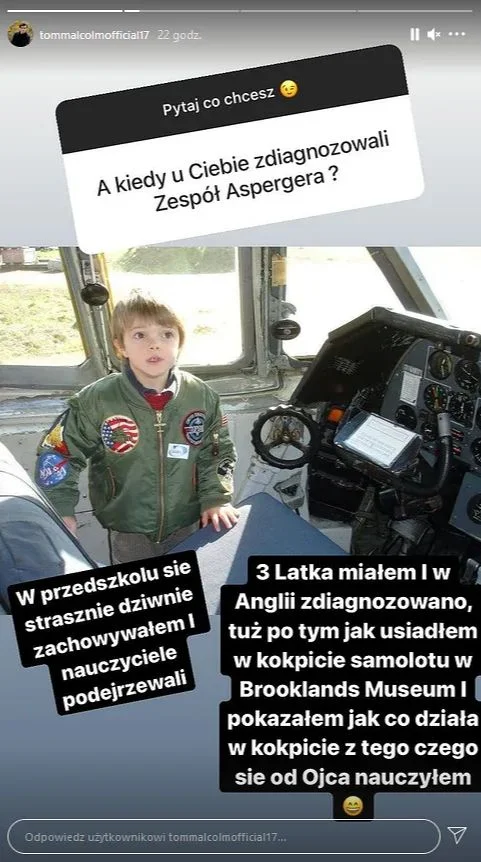 Tomasz Malcolm o zespole Aspergera.