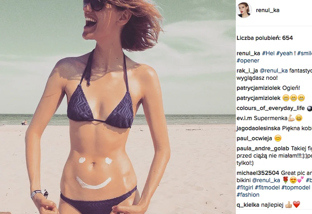 Renata Kaczoruk, partnerka Wojewódzkiego również lubi prowokacje.