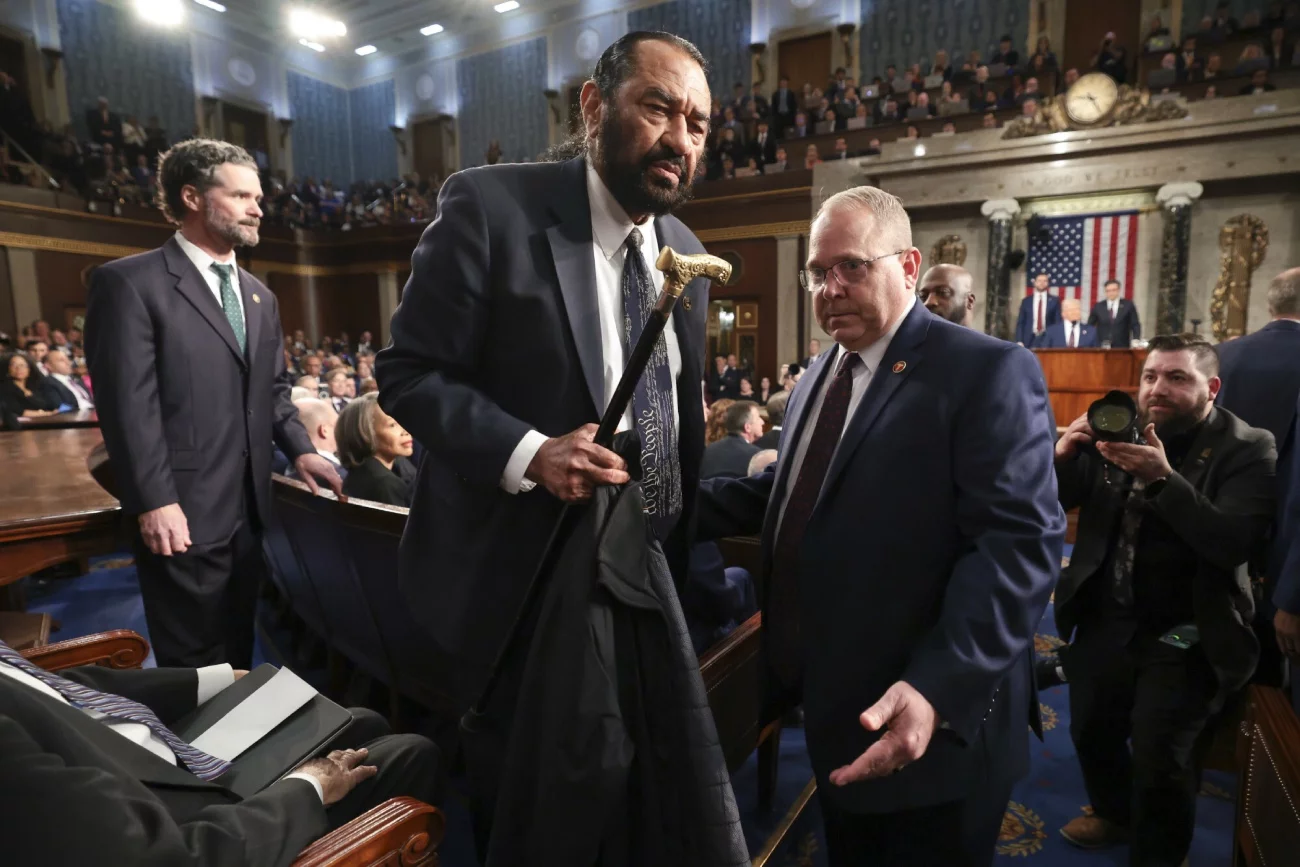 Al Green usunięty z sali podczas przemówienia Trumpa. To powiedział prezydentowi USA
