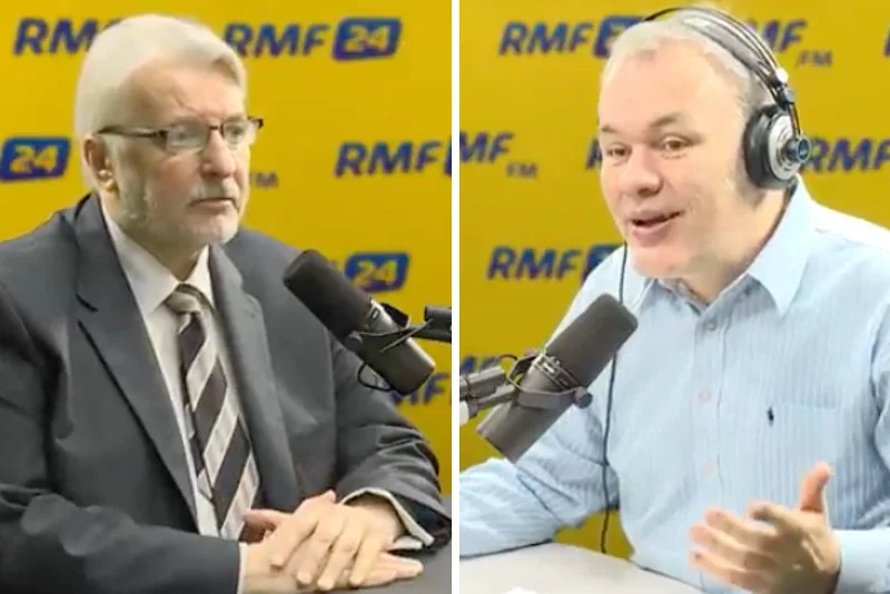 Polityka miłości? Mazurek do gościa: Panie mistrze kochany... A Waszczykowski: Panie redaktorze kochany słucham